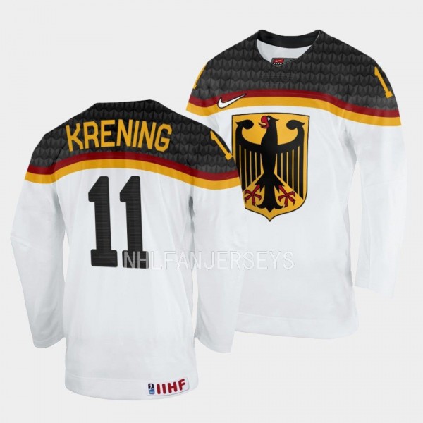 Germany #11 Philipp Krening 2023 IIHF World Junior...