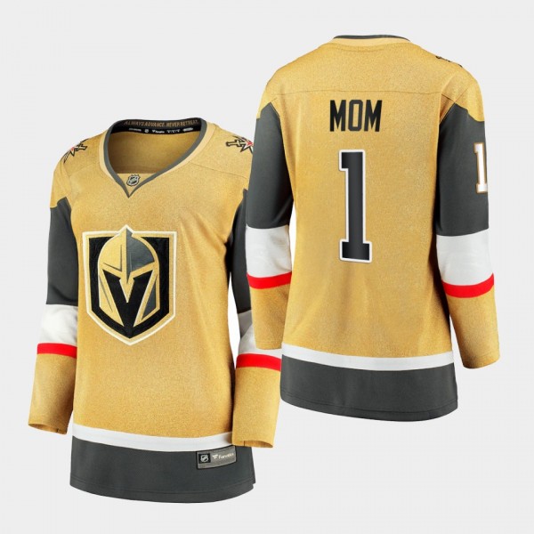 Golden Knights 2021 Mothers Day NO.1 Mom Women Jer...