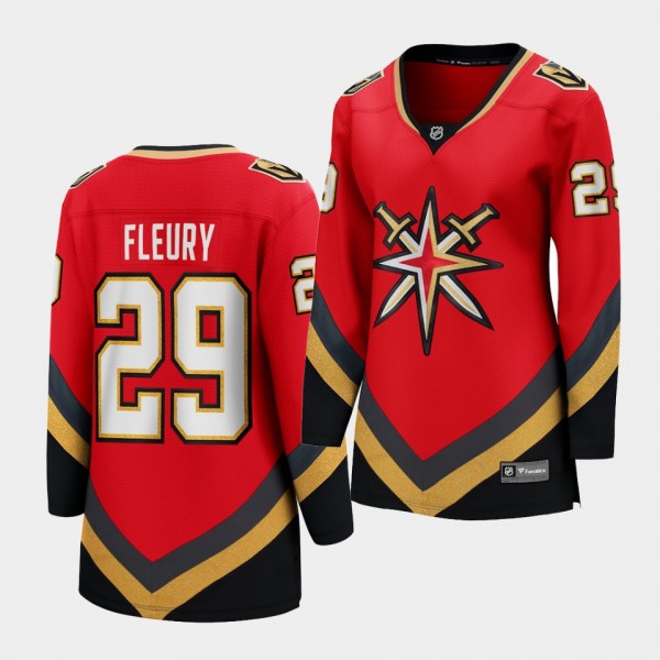Marc-Andre Fleury Vegas Golden Knights 2021 Special Edition Red Retro Women Jersey