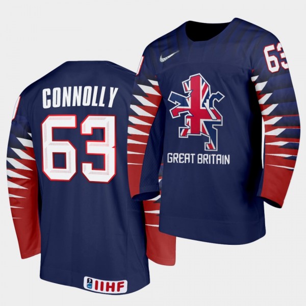 Great Britain Brendan Connolly 2021 IIHF World Cha...