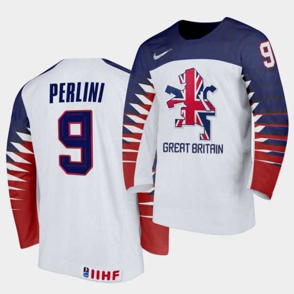 Great Britain Brett Perlini 2021 IIHF World Champi...