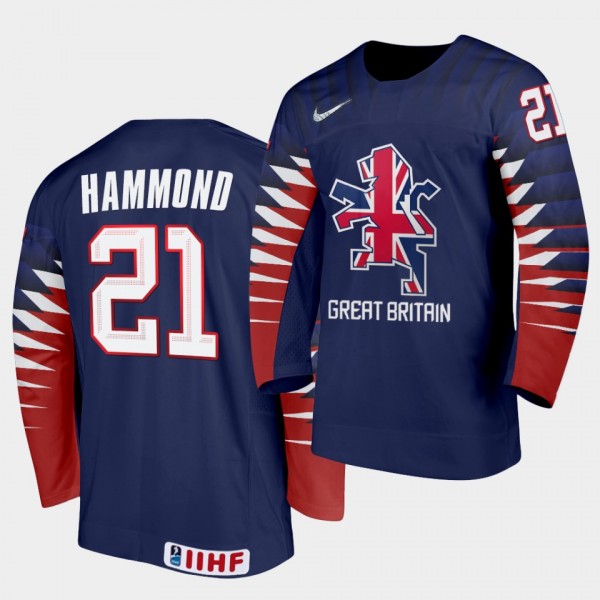 Mike Hammond Great Britain 2021 IIHF World Champio...