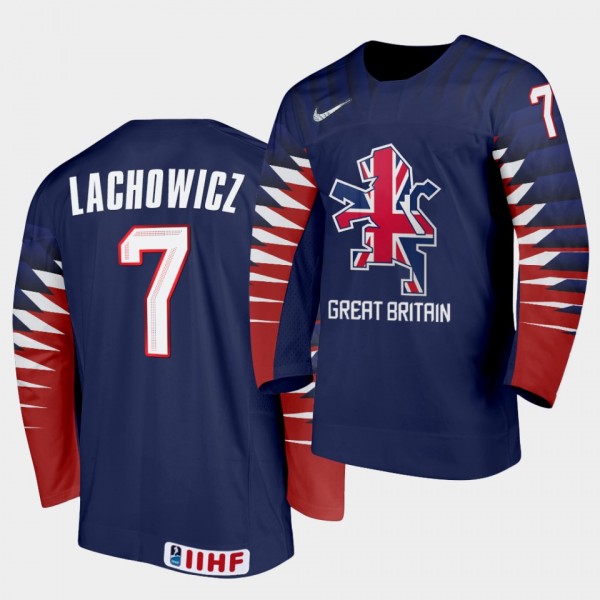 Robert Lachowicz Great Britain 2021 IIHF World Cha...