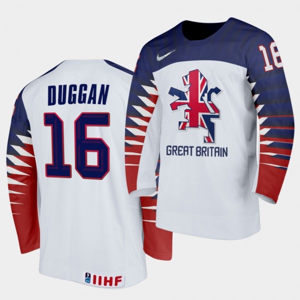 Sam Duggan Great Britain 2021 IIHF World Champions...