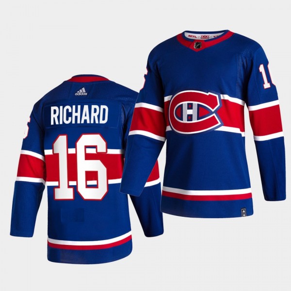 Montreal Canadiens 2021 Reverse Retro Henri Richar...