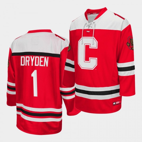 Hockey Hall of Fame Ken Dryden Cornell Big Red Red College Hockey Jersey