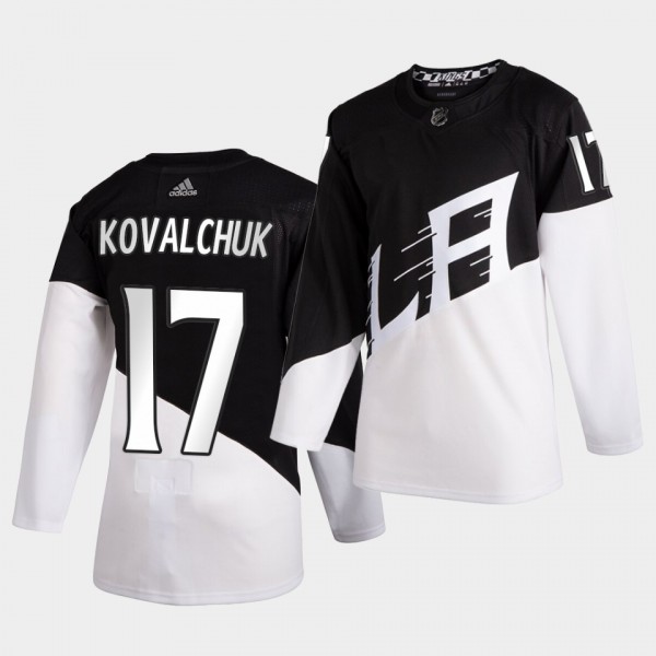 Ilya Kovalchuk #17 Kings 2020 Stadium Series White Black Jersey