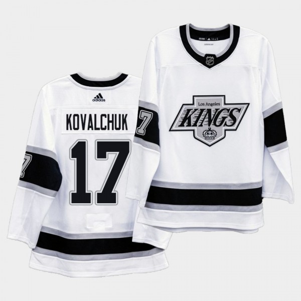Ilya Kovalchuk #17 Kings 2020 Heritage Throwback 90s White Jersey