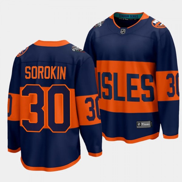 New York Islanders Ilya Sorokin 2024 NHL Stadium S...