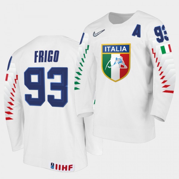 Luca Frigo Italy Team 2021 IIHF World Championship...