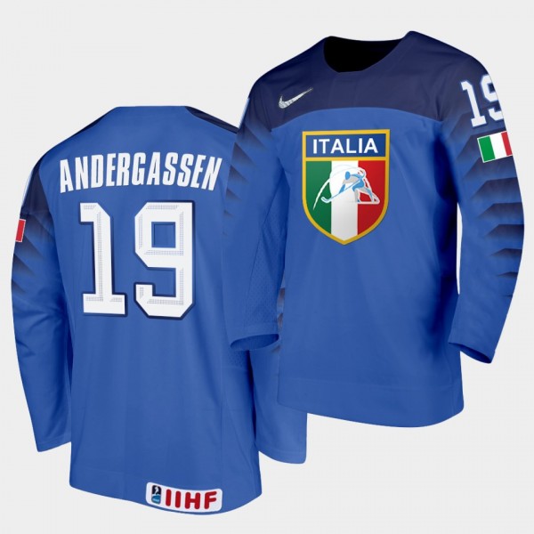 Italy Team Raphael Andergassen 2021 IIHF World Cha...