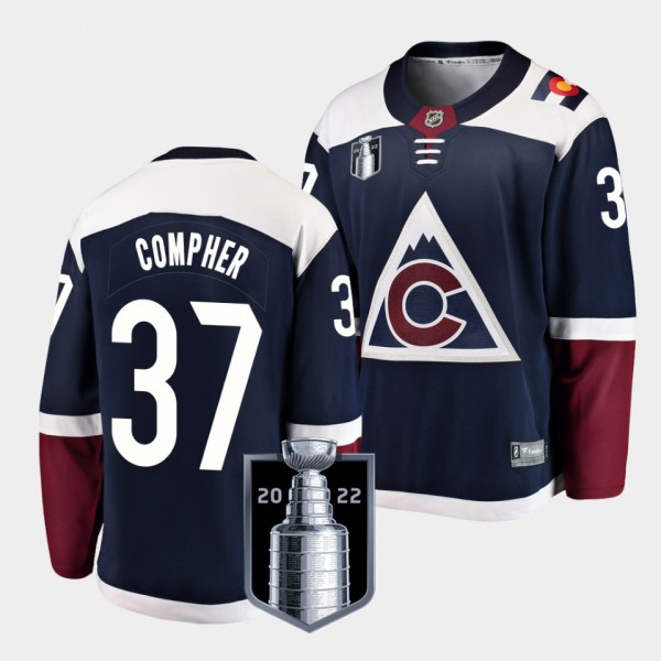 J.T. Compher Colorado Avalanche 2022 Stanley Cup F...