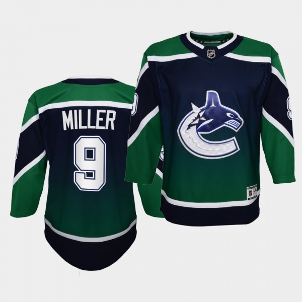 J.T.Miller Youth Jersey Canucks 2021 Reverse Retro Green Authentic Jersey