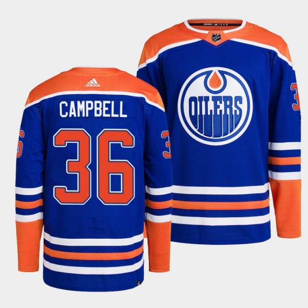 Edmonton Oilers 2022-23 Authentic Home Jack Campbe...