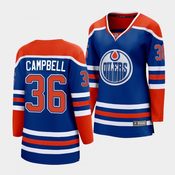 Jack Campbell Oilers 2022-23 Home Premier Women Je...
