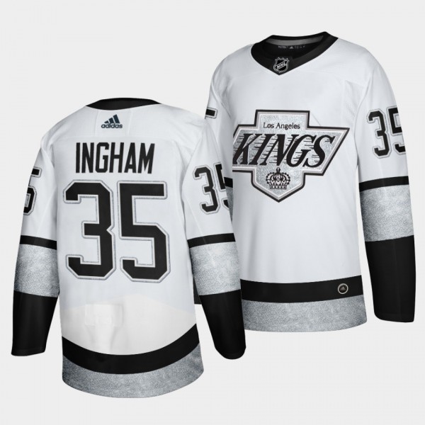 Jacob Ingham #35 Kings 2021-22 Alternate Throwback-Inspired White Jersey