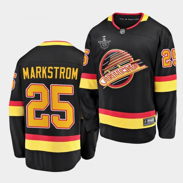 Jacob Markstrom #25 Canucks 2020 Stanley Cup Playo...