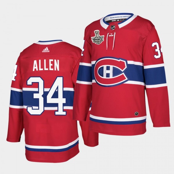 Jake Allen #34 Canadiens 2021 de la Coupe Stanley ...
