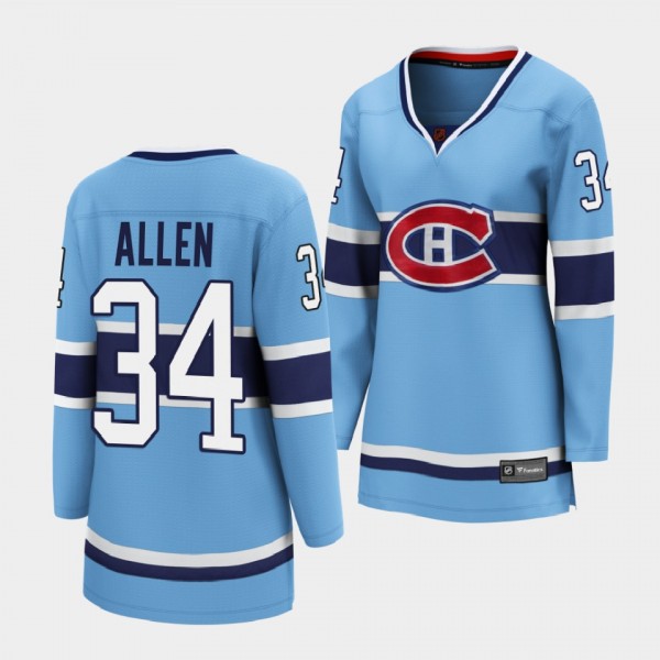 Canadiens Jake Allen 2022 Special Edition 2.0 Blue Jersey Women