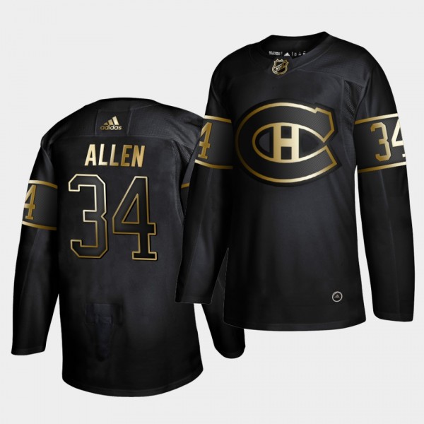 Jake Allen Canadiens Golden Edition Black Limited ...