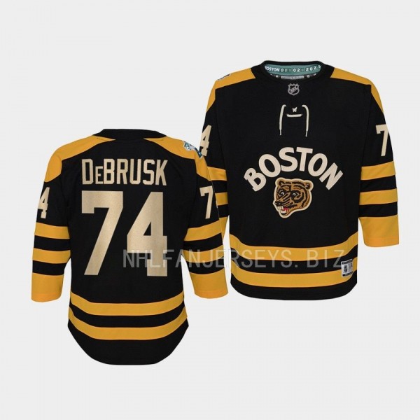 Boston Bruins Jake DeBrusk 2023 Winter Classic Bla...