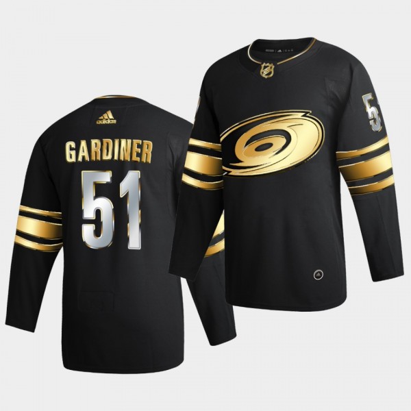Carolina Hurricanes Jake Gardiner 2020-21 Golden Edition Limited Authentic Black Jersey