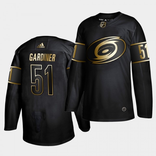 Jake Gardiner #51 Hurricanes Golden Edition Black ...