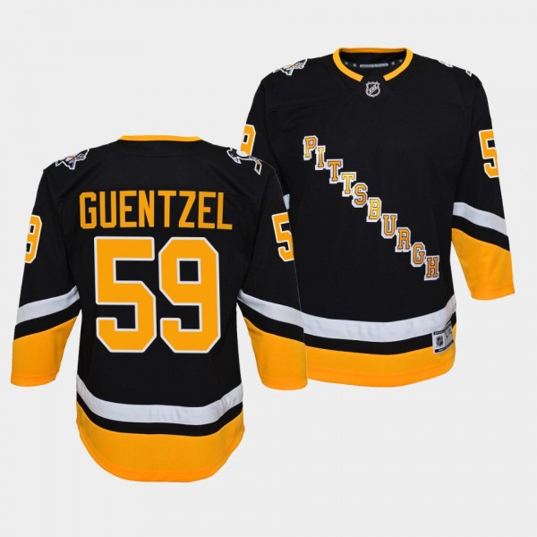 Jake Guentzel Youth Jersey Penguins Alternate Blac...