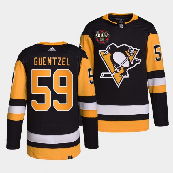 Jake Guentzel #59 Penguins Competition Patch Black...