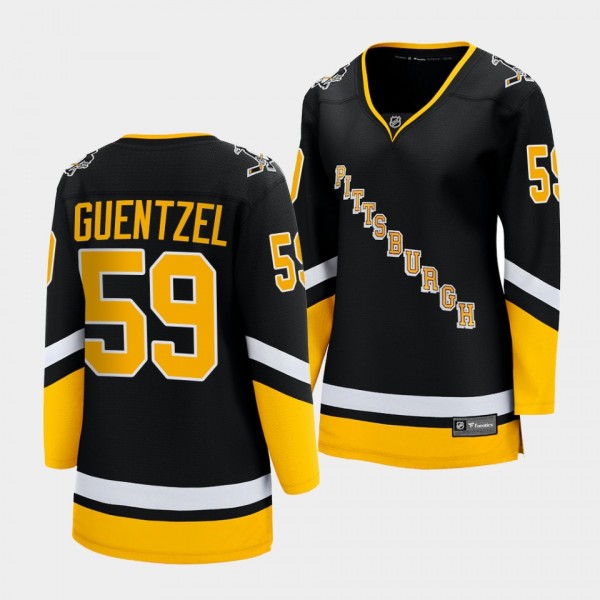 Jake Guentzel Penguins 2021-22 Alternate Premier B...