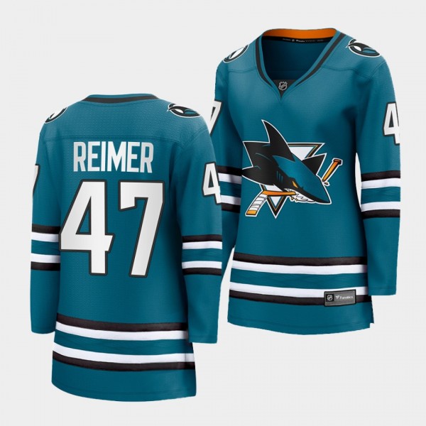 James Reimer Sharks 2022-23 Home Premier Breakaway...