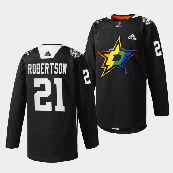 Jason Robertson Stars #21 Pride Night 2022 Jersey ...