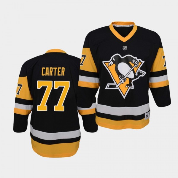 Jeff Carter Youth Jersey Penguins Home Black Jerse...
