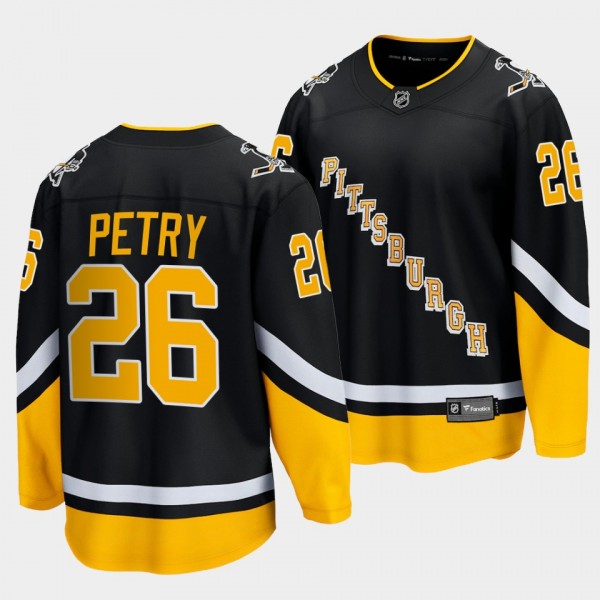 Jeff Petry Penguins #26 Alternate Jersey Black Breakaway Player