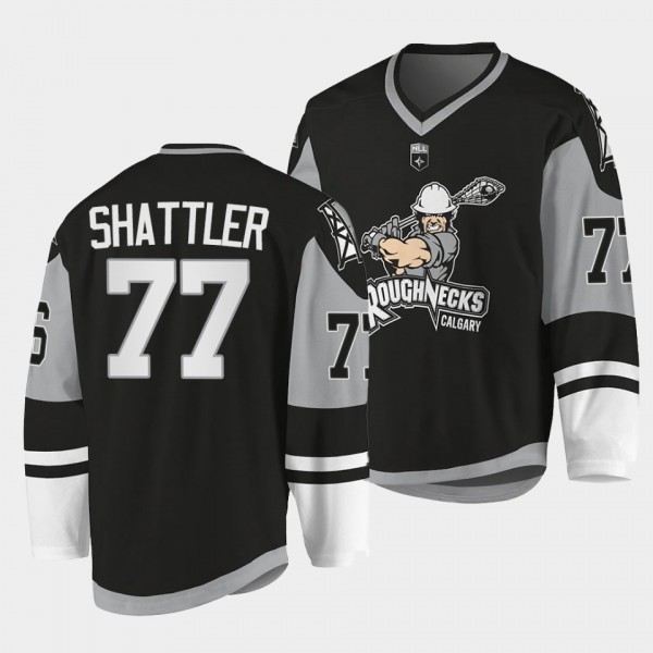 NLL Jeff Shattler Calgary Roughnecks Sublimated Bl...