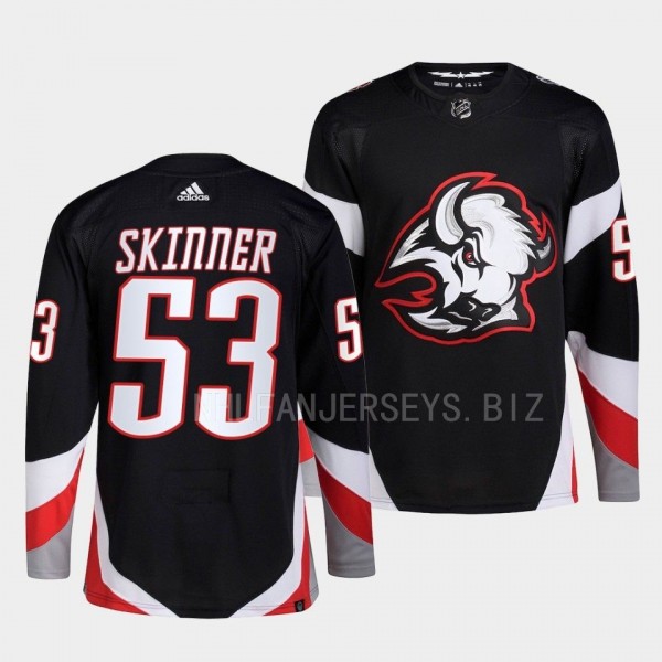 Jeff Skinner Buffalo Sabres 2022-23 Goathead Alternate Black #53 Primegreen Authentic Jersey Men's
