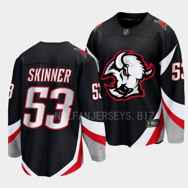 Jeff Skinner Buffalo Sabres 2022-23 Goathead Alternate Black Premier Jersey Men's