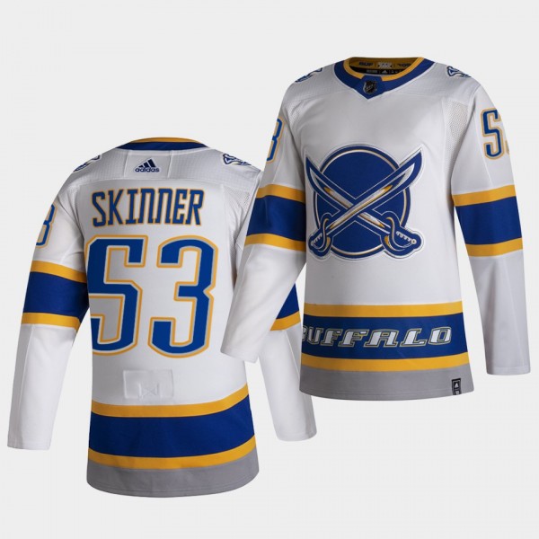 Buffalo Sabres 2021 Reverse Retro Jeff Skinner White Special Edition Jersey