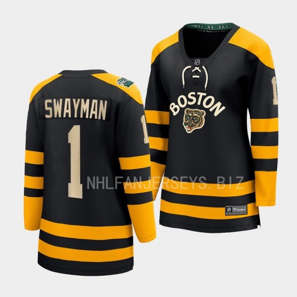 Jeremy Swayman Boston Bruins 2023 Winter Classic W...