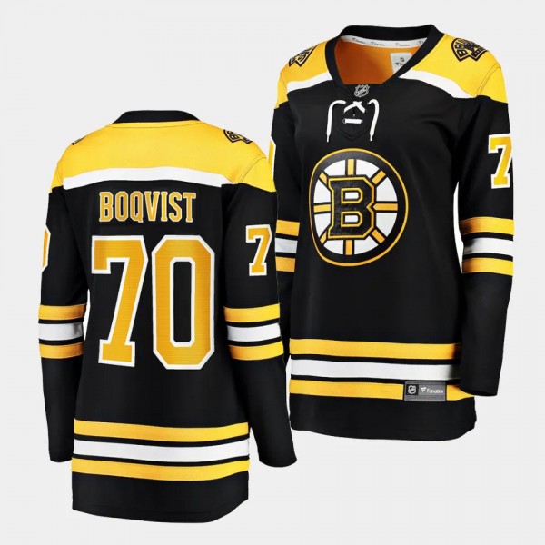 Jesper Boqvist Boston Bruins Home Women Breakaway ...