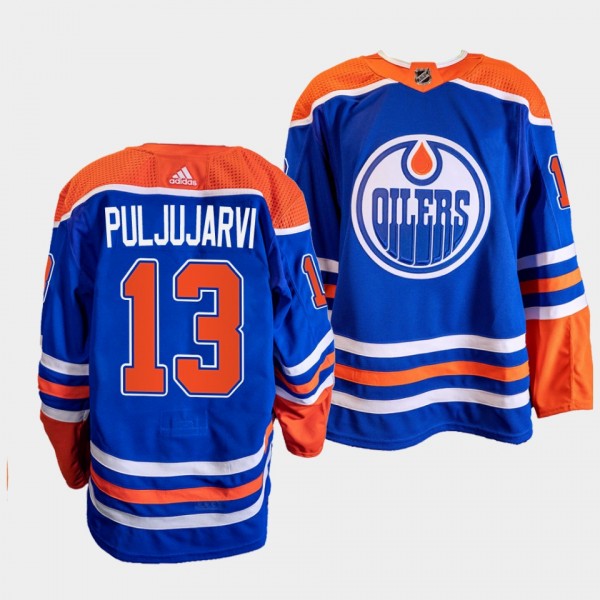 Jesse Puljujarvi Oilers 2022-23 Primegreen Authent...