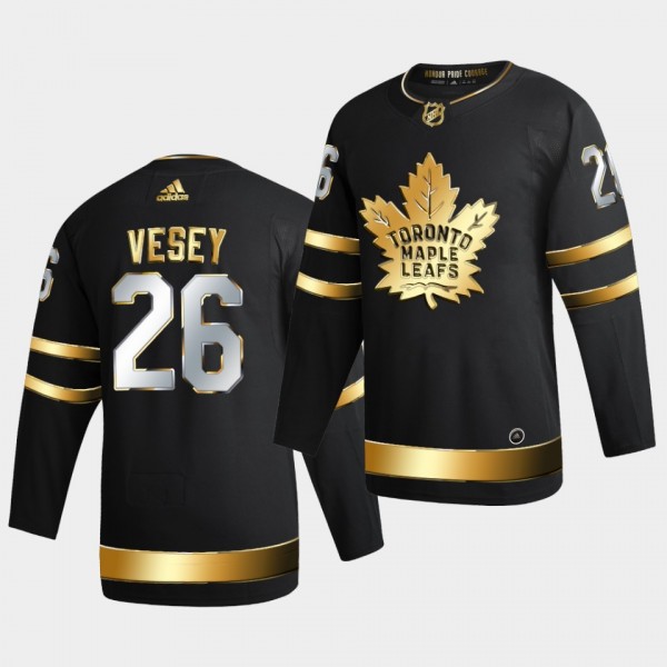 Toronto Maple Leafs Jimmy Vesey 2020-21 Golden Edition Limited Authentic Black Jersey