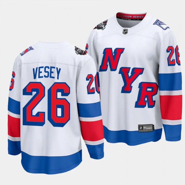 2024 NHL Stadium Series Jimmy Vesey Jersey New Yor...
