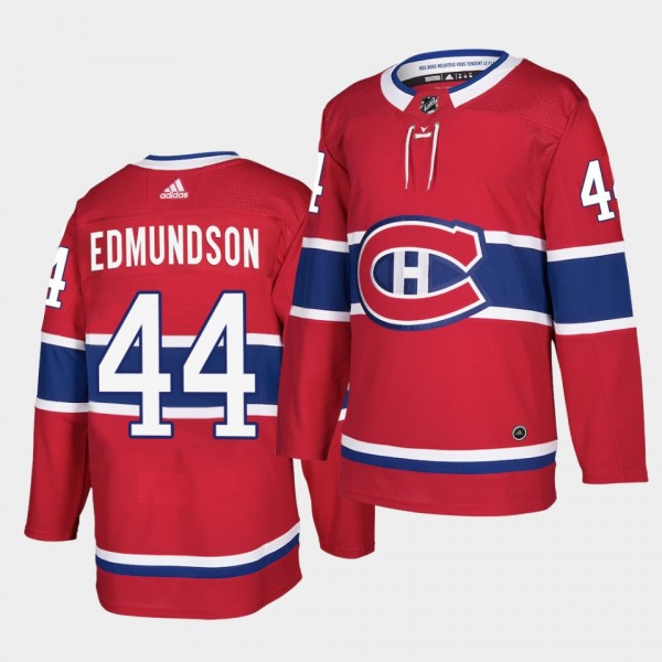 Joel Edmundson #44 Canadiens 2020-21 Home Authenti...