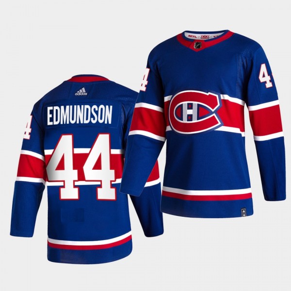 Montreal Canadiens 2021 Reverse Retro Joel Edmunds...