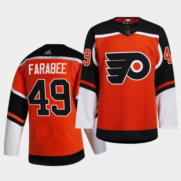 Philadelphia Flyers 2021 Reverse Retro Joel Farabe...