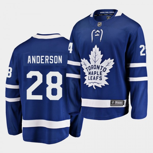 joey anderson Toronto Maple Leafs 2020-21 Home Men...