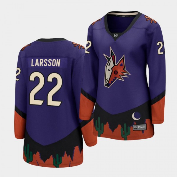 Johan Larsson Coyotes #22 2021 Special Edition Women Jersey