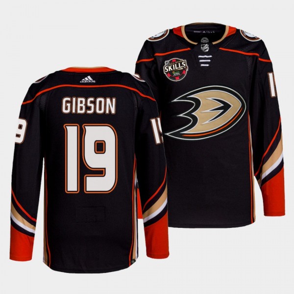 John Gibson Ducks 2022 NHL All-Star Skills Black J...