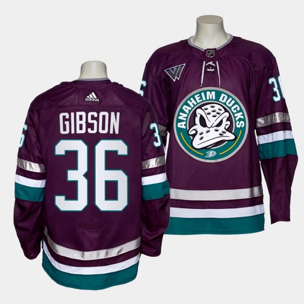 John Gibson Anaheim Ducks 2023-24 30th Anniversary...